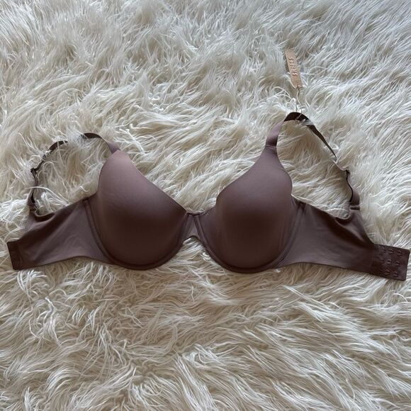 Skims Fits Everybody Plunge Bra Umber Size 36H - Picture 4 of 10